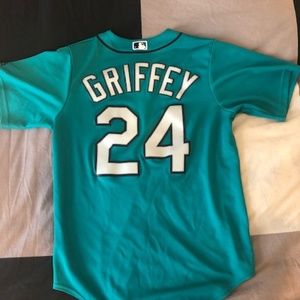 KEN GRIFFEY JR SEATTLE MARINERS THROWBACK JERSEY